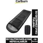 Isı Yalıtımı Sağlayan Su Geçirmez Nefes Alabilir Çift Kaplama Polar Kumaş Uyku Tulumu -10 Derece