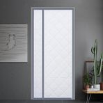 Isı yalıtımlı kapı perdesi, yandan açılır, manyetik otomatik kapanır, kış ısı bariyeri, yatak odaları için, 85 x 210 cm, enerji tasarruflu, gürültü azaltma, mahremiyet koruması