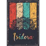 Isidora: Taccuino A5 | Nome personalizzato Isidora | Regalo di compleanno per moglie, mamma, sorella, figlia ... | Design: mandala | 120 pagine a righe, piccolo formato A5 (14.8 x 21 cm)