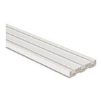 Işık PVC Düz Perde 3 Raylı Korniş 2 Mt