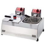Işıkgaz Silver 8+8 lt Elektrikli Fritöz Makinesi
