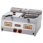 Işıkgaz Silver 8+8 lt Tüplü Fritöz Makinesi