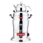 Işıkgaz Silverinox 10 lt Çift Demlikli Semaver