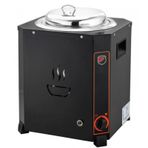 Işıkgaz Silverinox 13 lt Siyah Çelik Jumbo Çorba Kazanı