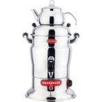 Işıkgaz Silverinox 7 lt Bir Demlik Beyaz Çay Semaveri