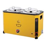 Işıkgaz Silverinox Çiftli 9 9 lt Sarı Çorba Kazanı