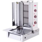Işıkgaz Silverinox Doğalgazlı 3 Radyanlı Alttan Motorlu Döner Ocağı