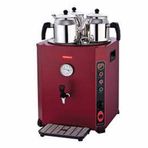 Işıkgaz Silverinox Elite Kırmızı Çelik Jumbo 36 lt Çay Makinesi