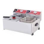 Işıkgaz Silverinox Endüstriyel Çiftli 5-5 lt Elektrikli Fritöz