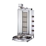 Işıkgaz Silverinox Işıkgaz Silver Doğalgazlı 4 Radyanlı Üstten Motorlu Döner Ocağı