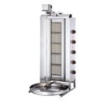 Işıkgaz Silverinox Işıkgaz Silver Doğalgazlı 5 Radyanlı Üstten Motorlu Döner Ocağı