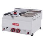 Işıkgaz Silverinox Işıkgaz Silver Endüstriyel Çiftli 5+5 Litre Doğalgazlı Fritöz Gümüş