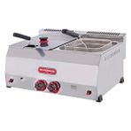 Işıkgaz Silverinox Işıkgaz Silver Endüstriyel Çiftli 8+8 Litre Doğalgazlı Fritöz