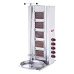Işıkgaz Silverinox Işıkgaz Silver Endüstriyel Doğalgazlı 5 Radyanlı Döner Ocağı Makinesi