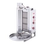 Işıkgaz Silverinox Lpg Tüplü 3 Radyanlı Üstten Motorlu Döner Ocağı