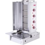 Işıkgaz Silverinox Lpg Tüplü 4 Radyanlı Alttan Motorlu Döner Ocağı