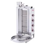 Işıkgaz Silverinox Lpg Tüplü 4 Radyanlı Üstten Motorlu Döner Ocağı
