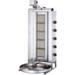 Işıkgaz Silverinox Lpg Tüplü 5 Radyanlı Üstten Motorlu Döner Ocağı
