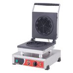 Işıkgaz Silverinox SLVR-2137 Endüstriyel Elektrikli Tekli Çiçek Waffle Makinesi