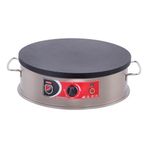 Işıkgaz Silverinox SLVR-CRP-03 Endüstriyel Elektrikli 40 cm Krep Pişirme Makinesi