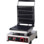 Işıkgaz Silverinox Tekli Çubukta Çelik Waffle Makinesi