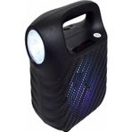 Işıklı 4" Taşınabilir Bluetooth Hoparlör El Fenerli Fm Radyo Usb/Tf/Aux Destekli Speaker