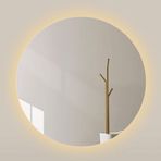 Işıklı Banyo Aynası, Sıcak Işıklı Modern Duvar Makyaj Aynası, Buğu Önleyici, Banyo, Yatak Odası, Oturma Odası, Koridor için Dekoratif, 600 mm Ebat