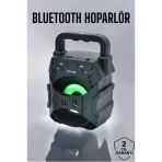 Işıklı Bluetooth Hoparlör Müzik Renkli Işık Taşınabiilir