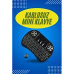 Işıklı Kablosuz Mini Klavye Ve Dokunmatik Mouse Seti Türkçe Kablosuz Mir72224932