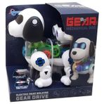 Işıklı Köpek Robot 20 Cm Şeffaf