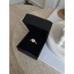 Işıklı Kutuda Ayarlanabilir Ciddi Ilişki Kalpli Gold Pembe Yüzük - Standart