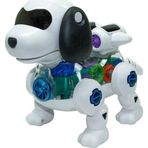 Işıklı Müzikli Ve Hareketli Robot Köpek Beyaz Renkli - Mavi Su Dünyası