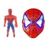Işıklı Örümcek Adam Işıklı Maske 2 li Set
