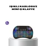 Işıklı Q Klavye – Entegre Touchpad, Ergonomik Tasarım Ve Türkçe Karakter Desteği Mir24927563