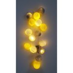 Işıklı Toplar Dükkanı LED Aydınlatma 20 Top 3 mt Dekoratif Gece Lambası