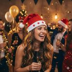 Işıklı Yılbaşı Yeni Yıl Şapkası Noel Baba Şapka Açma Kapama Düğmeli 5 Yıldızlı Kırmızı Renk 1 Adet