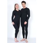 Isıl Termal Unisex Pamuk Termal Takım | Içi Polarlı Alt Üst Içlik Takımı