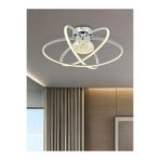 IŞILAY AYDINLATMA Seher Krom Toplu 3'lü Plafonyer (3renk Işık Mod'u ile ) Modern Led Avize Salon / Oturma Odası/Mutfak