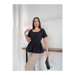 IŞILDA FASHION Eteği balon bluz