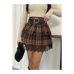IŞILDA FASHION Mini katlı etek
