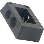 Işıldar Norm 14-18 mm Girişli Plastik Takoz Siyah