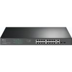 isiltikidsmoda Tp-Lınk TL-SG1218MP 16 Port Gıgabıt+ 2X1GB RJ45/2XSFP Combo 250 Metre Poe Mesafe 250W Rackmount Swıtch