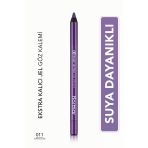Işıltılı Kalıcı Göz Kalemi (Mor) - Extreme Tattoo Gel Pencil - 011 Purple Blaze - 8682536041188