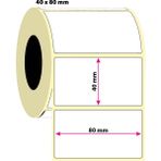 İşimiz Etiket 40X80MM Termal Etiket | 6 Rulo | 1000 Sarım |