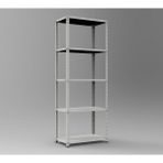 Işın Çelik Çelik Raf Sistemi 5 Katlı - H2000xW750xD430
