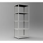 Işın Çelik Çelik Raf Sistemi 5 Katlı - H2000xW750xD590