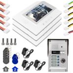 İsingir Shopping 37T4 2 Daire 7'' Nfc Destekli Görüntülü Diafon Kapı Zili Interkom Akıllı Ev Güvenliği S