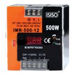 Isıso IMR-500-12 Mini Göstergeli Raya Montajlı Güç Kaynağı