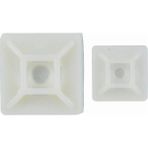 Isıso Iypk 19X19 mm Yapışkanlı Kroşe 100 Adet - Beyaz