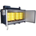 Isıtmax Endüstriyel Elektrikli Varil ve Ibc Tank Isıtma Fırını, Isıtma Kabini 8 Varil